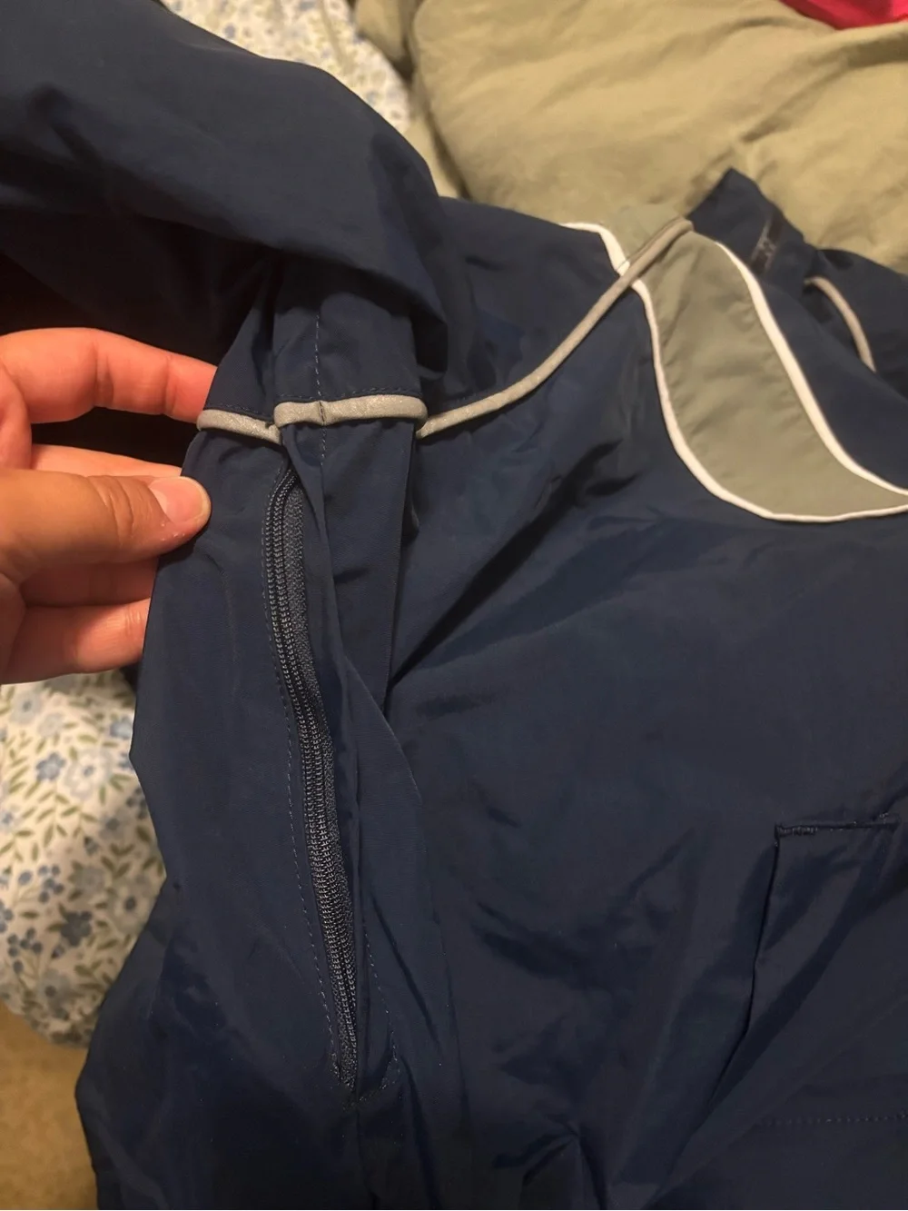 Vintage U.S. Air Force PTU Jacket XL Short SKILCRAFT Navy Blue Reflective